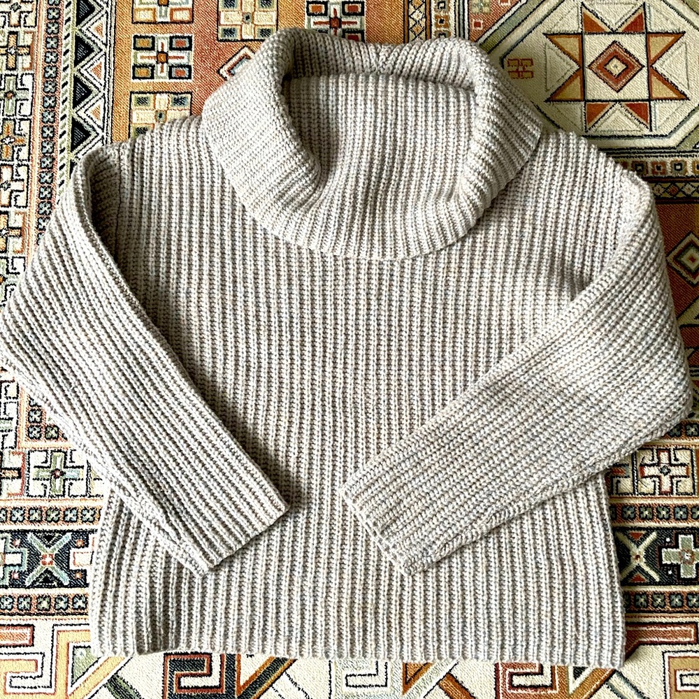 Reiss chunky cream sweater